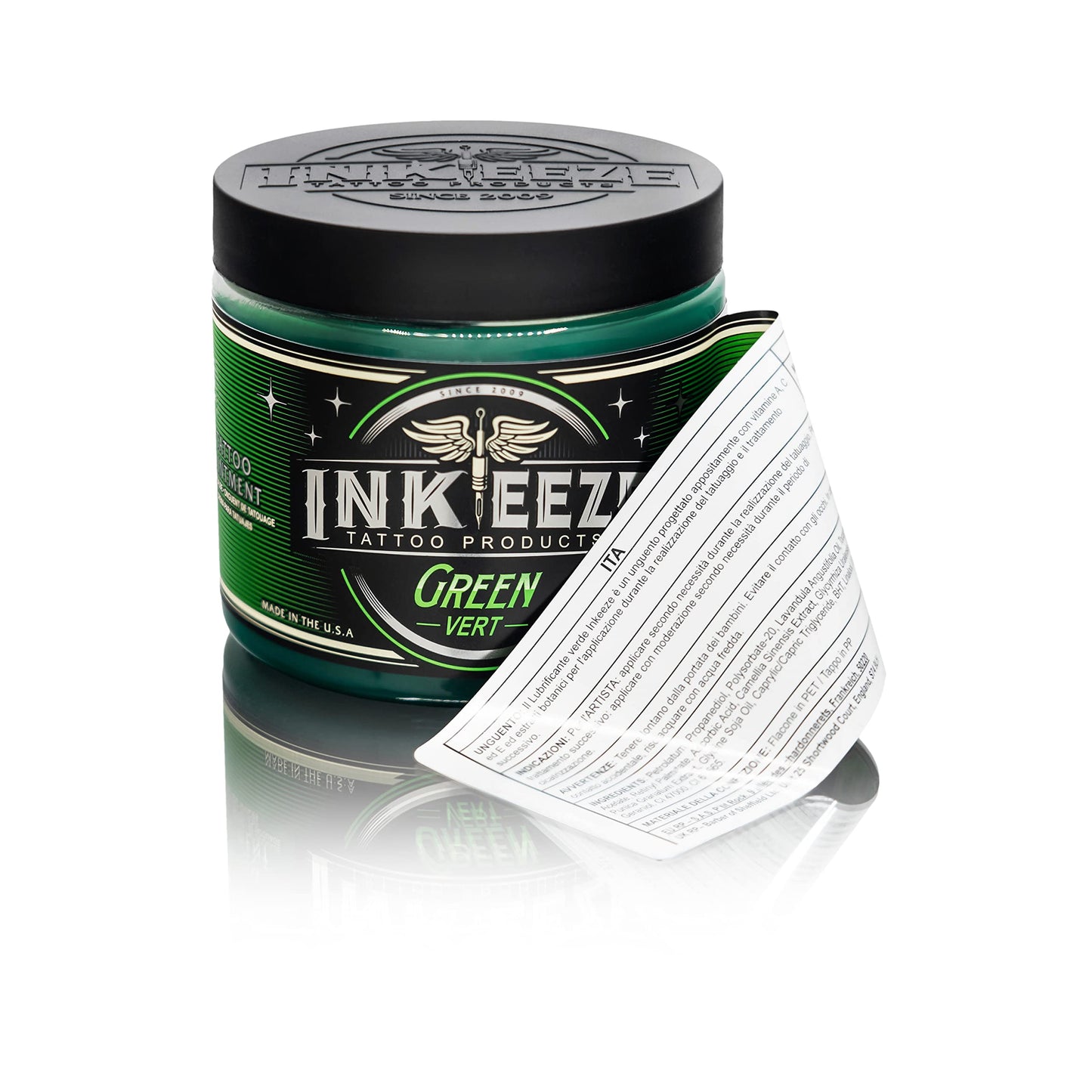 Balsamo para Tatuaje Ink-eeze Verde 16oz