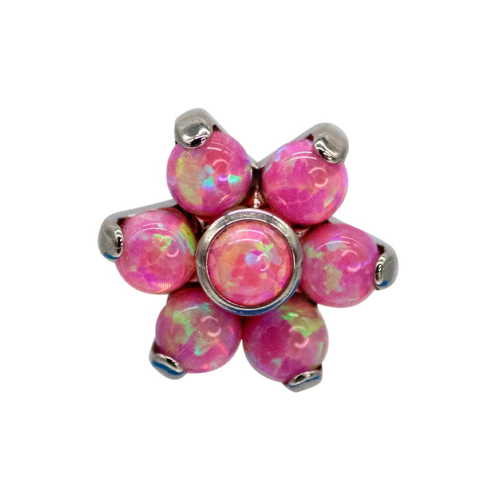 Top Titanio Flor Opalo 14g