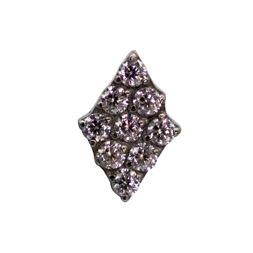 Top Titanio Rombo 9 Zirconias 16g