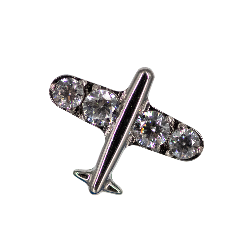 Top Titanio Avion con Zirconias 16g
