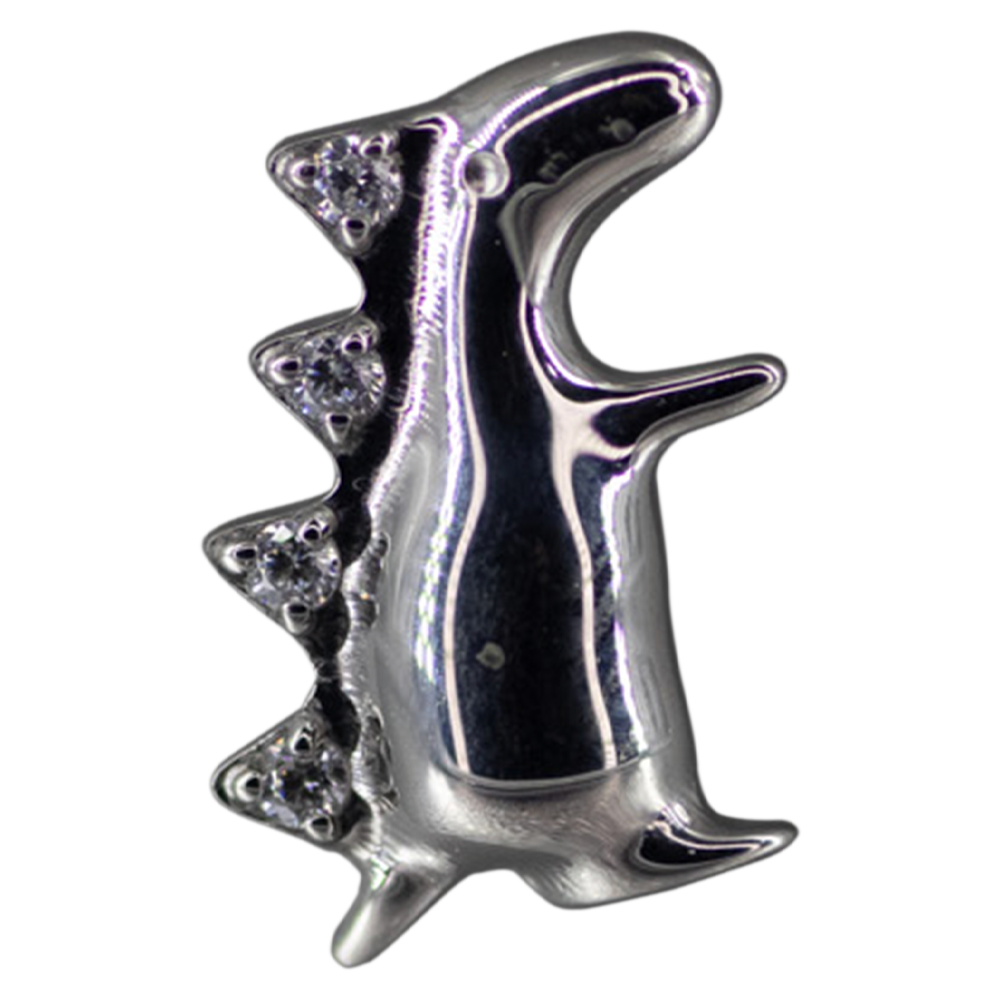 Top Titanio Dinosaurio con Zirconias 16g