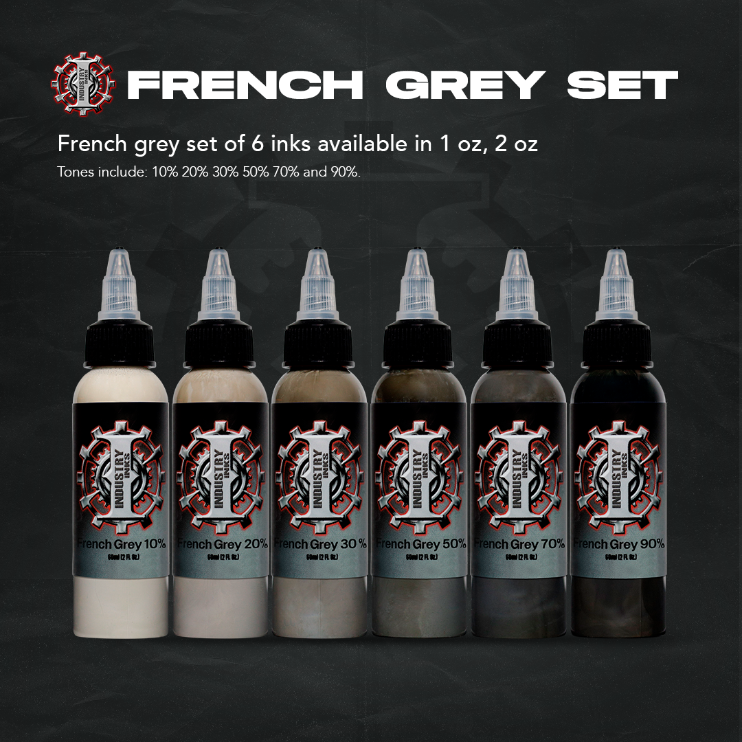 Set de 6 Tintas French Grey