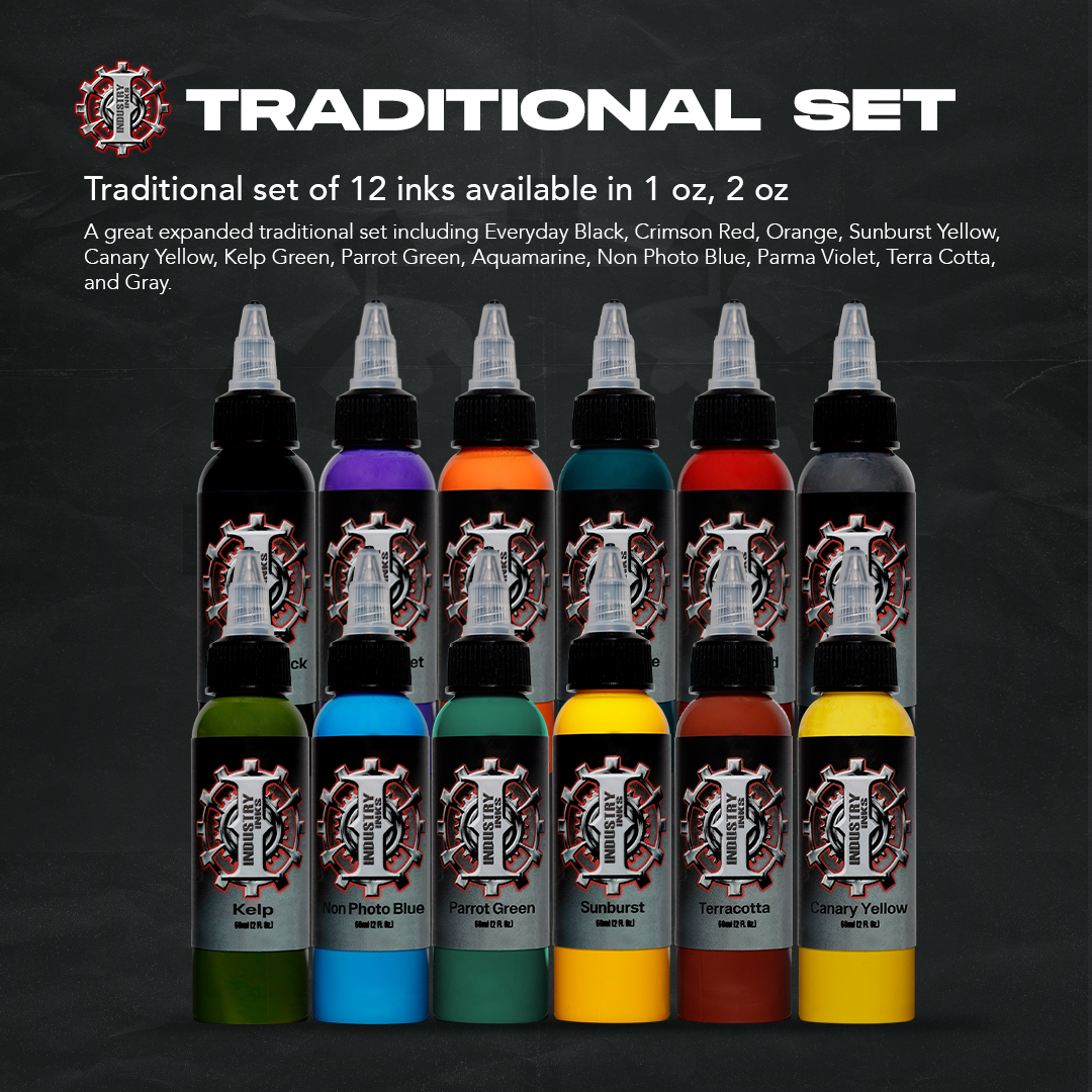 Set de 12 Tintas Traditional