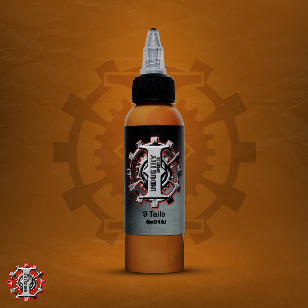 La mejor tinta para tatuar color amarillo marca Industry inks en mexico