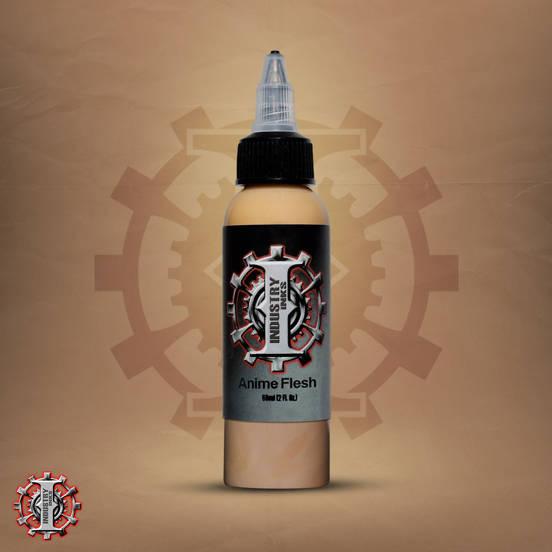 La mejor tinta para tatuar color cafe / piel marca Industry inks en mexico