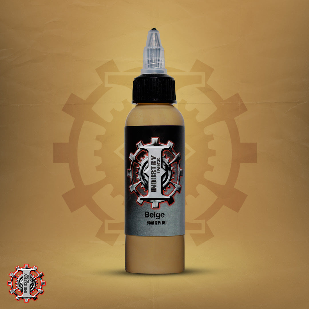 La mejor tinta para tatuar color cafe / piel marca Industry inks en mexico