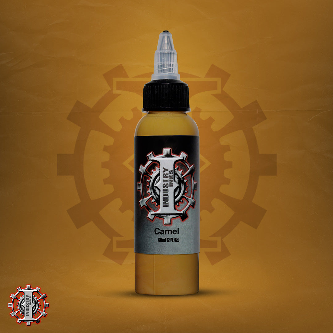 La mejor tinta para tatuar color cafe / piel marca Industry inks en mexico