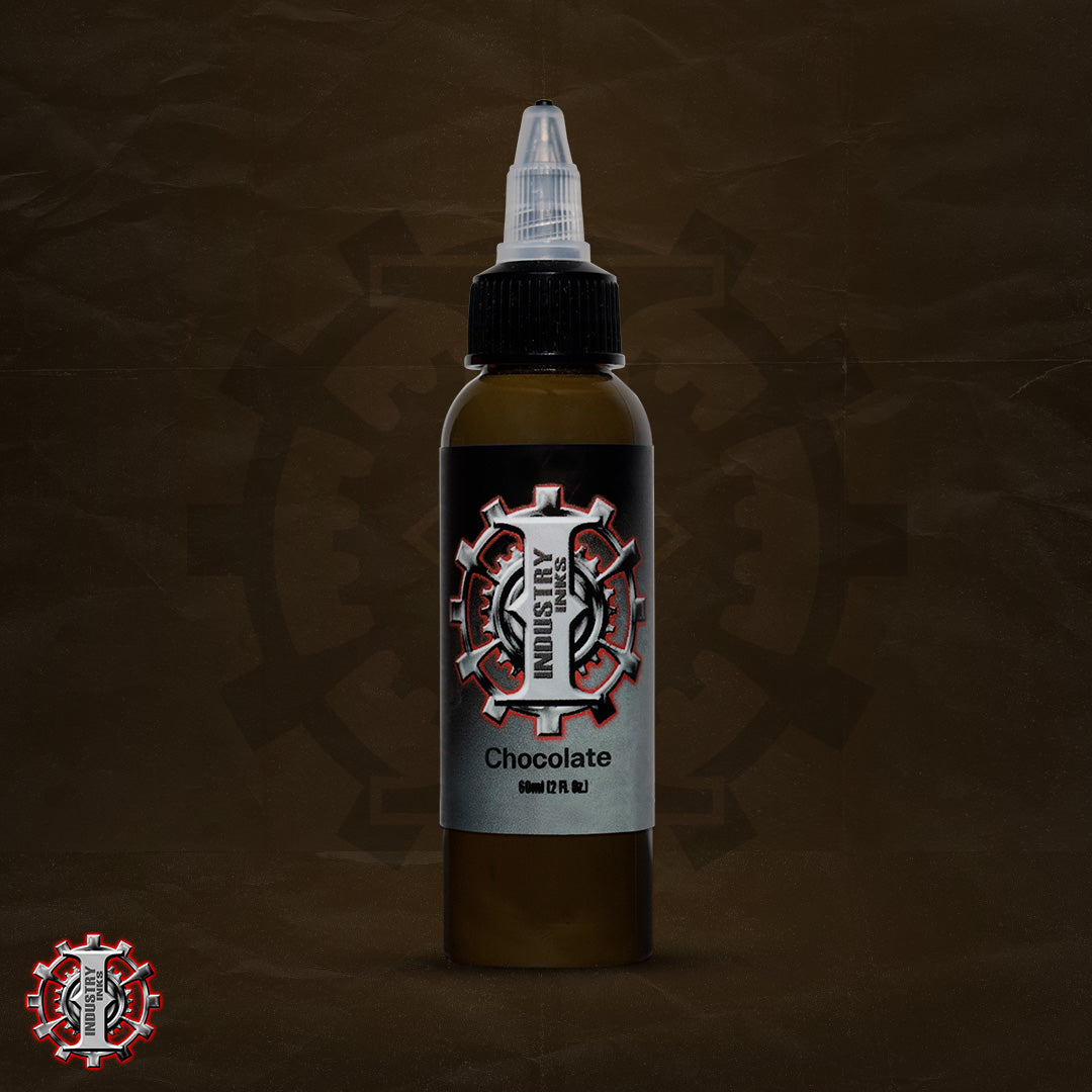 La mejor tinta para tatuar color cafe / piel marca Industry inks en mexico