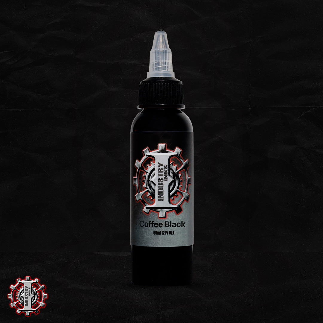La mejor tinta para tatuar color negro marca Industry inks en mexico