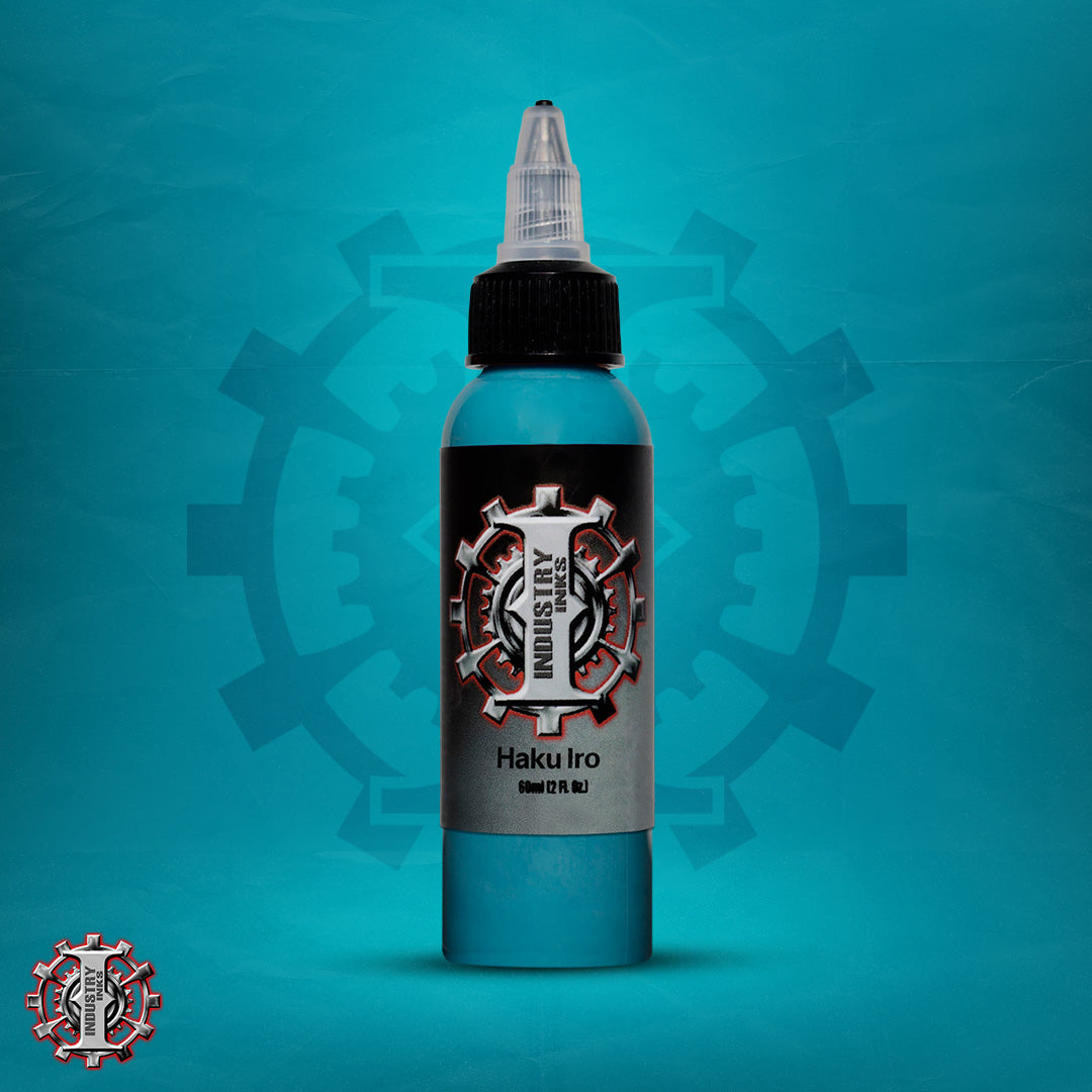 La mejor tinta para tatuar color turquesa marca Industry inks en mexico