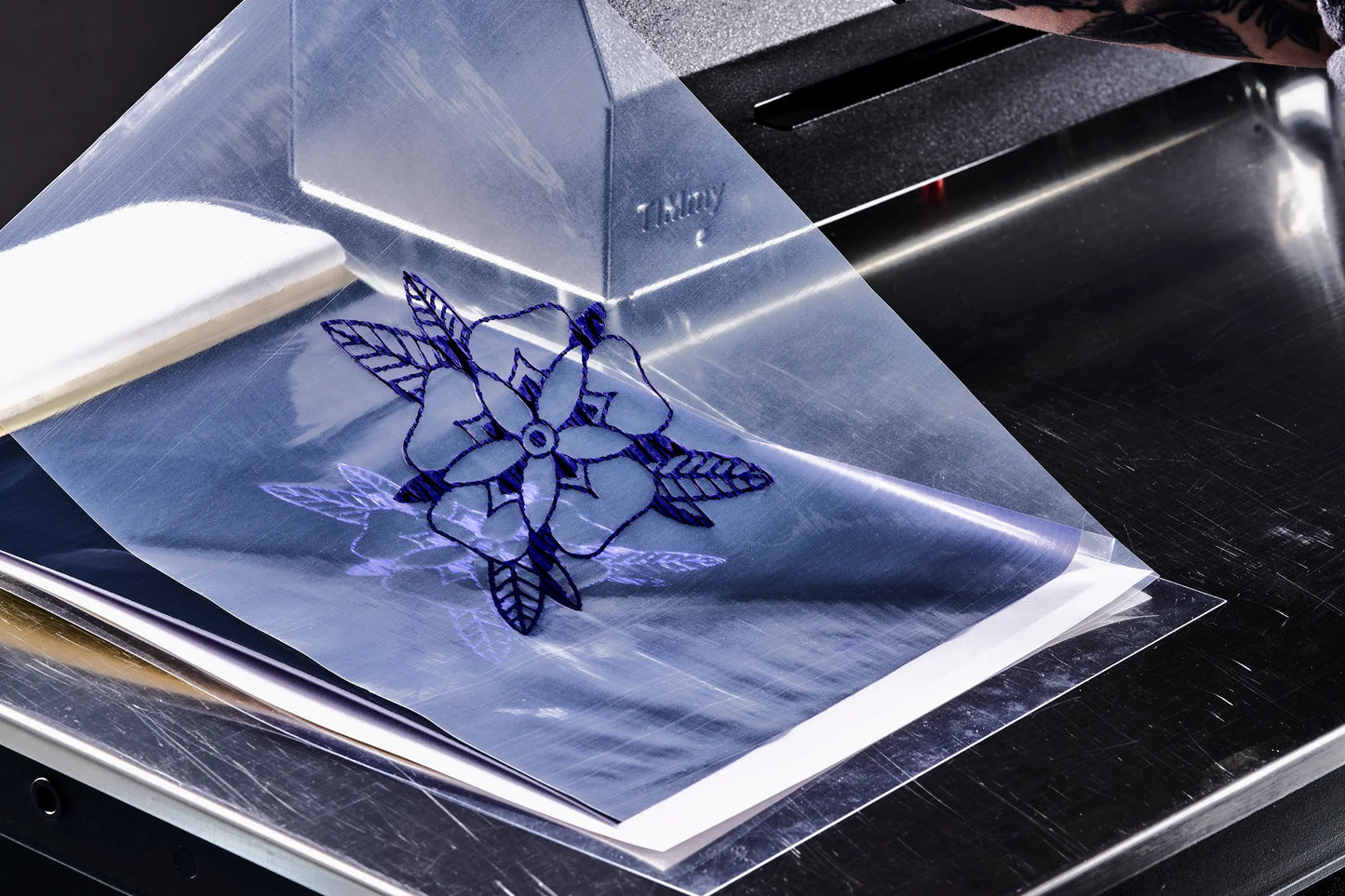 Stencil Hoja Thermo Clrear Saferly Hoja 8.5 x 11