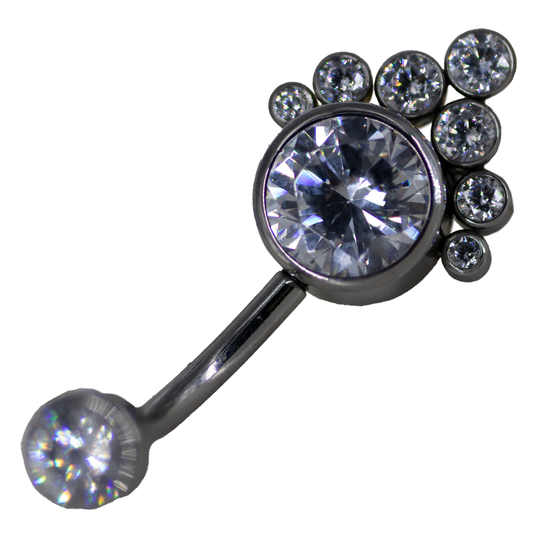 Banana Ombligo Titanio Madre 14g