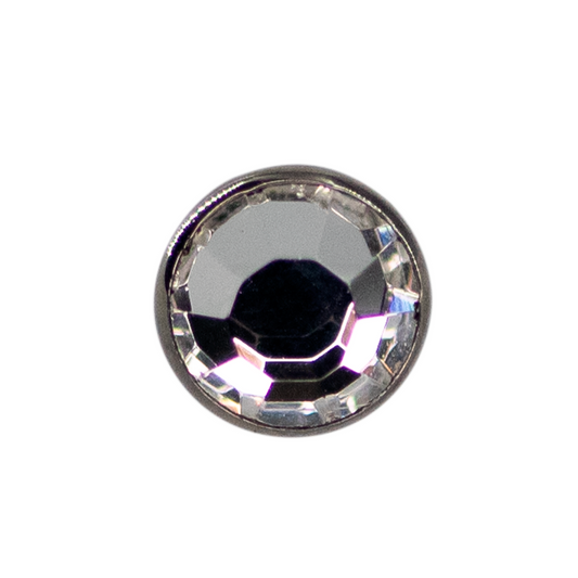 Top Titanio Disco Zirconia Corte Swarovski 16g 3mm