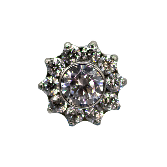 Top Titanio Girasol Zirconias 16g