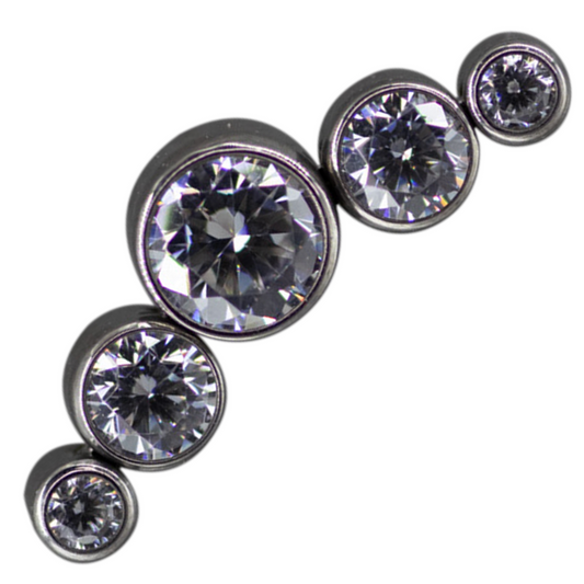 Top Titanio Cluster 5 Zirconias 16g