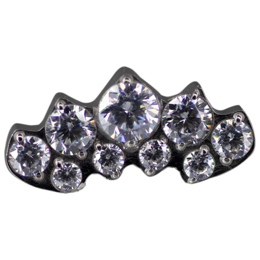 Top Titanio Cluster Corona de Rey 16g