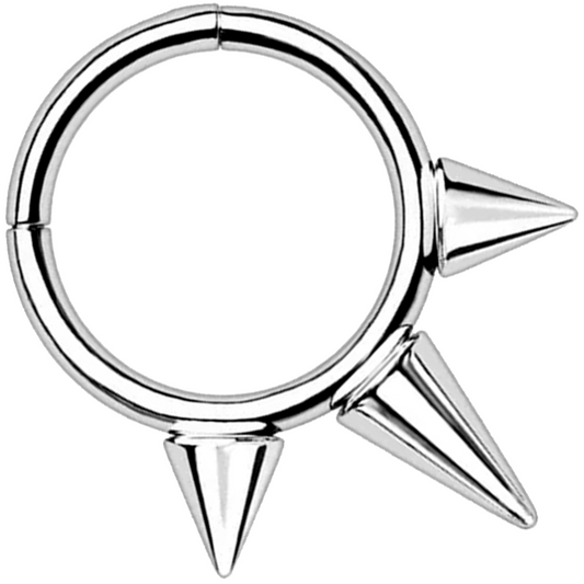 Argolla Titanio 3 Spikes 16g