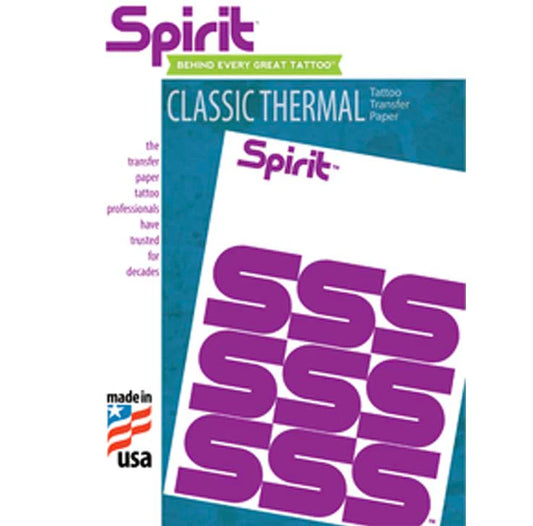 Spirit Classic Thermal Tattoo Stencil Paper Individual