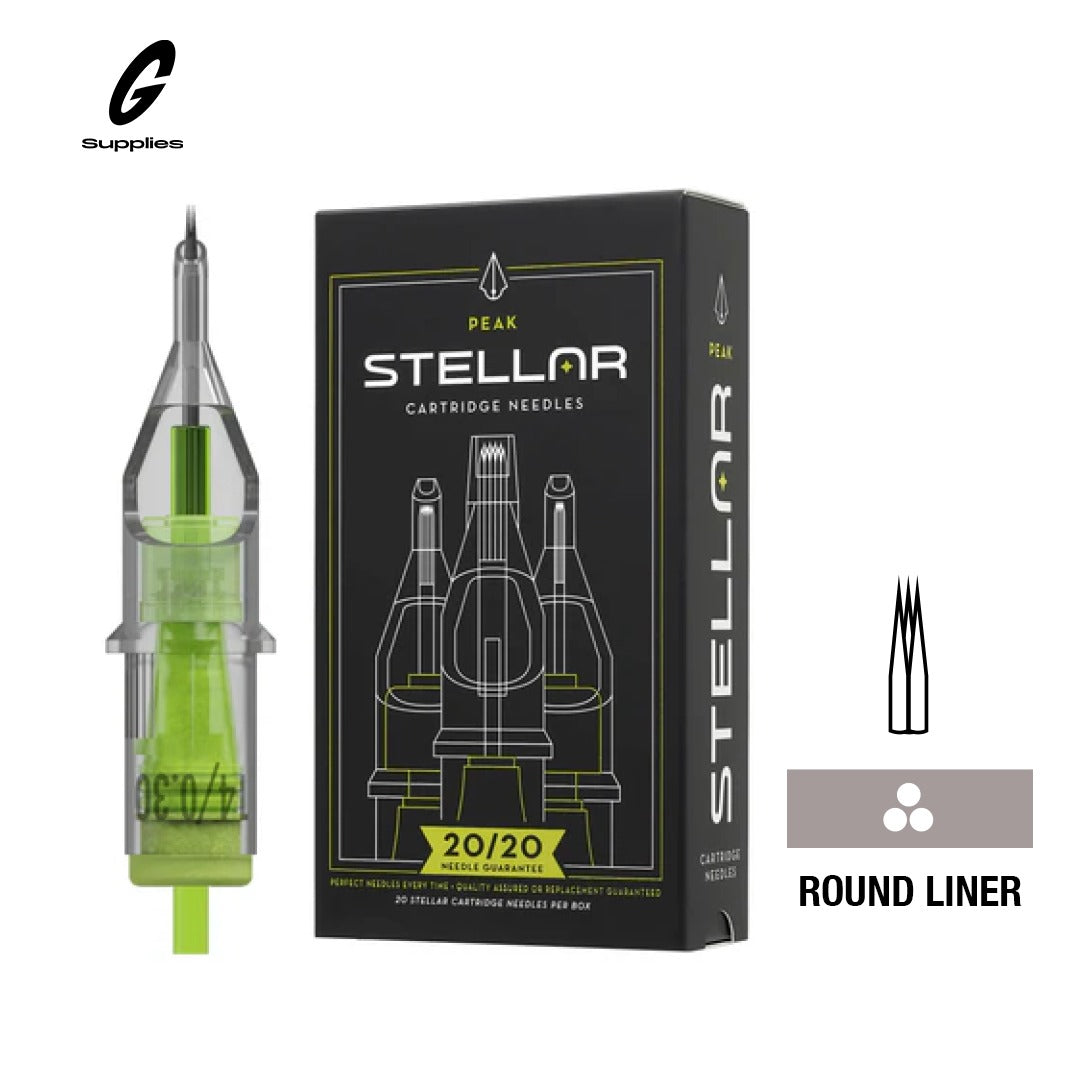 Cartuchos para Tatuar Stellar RL Caja con 20