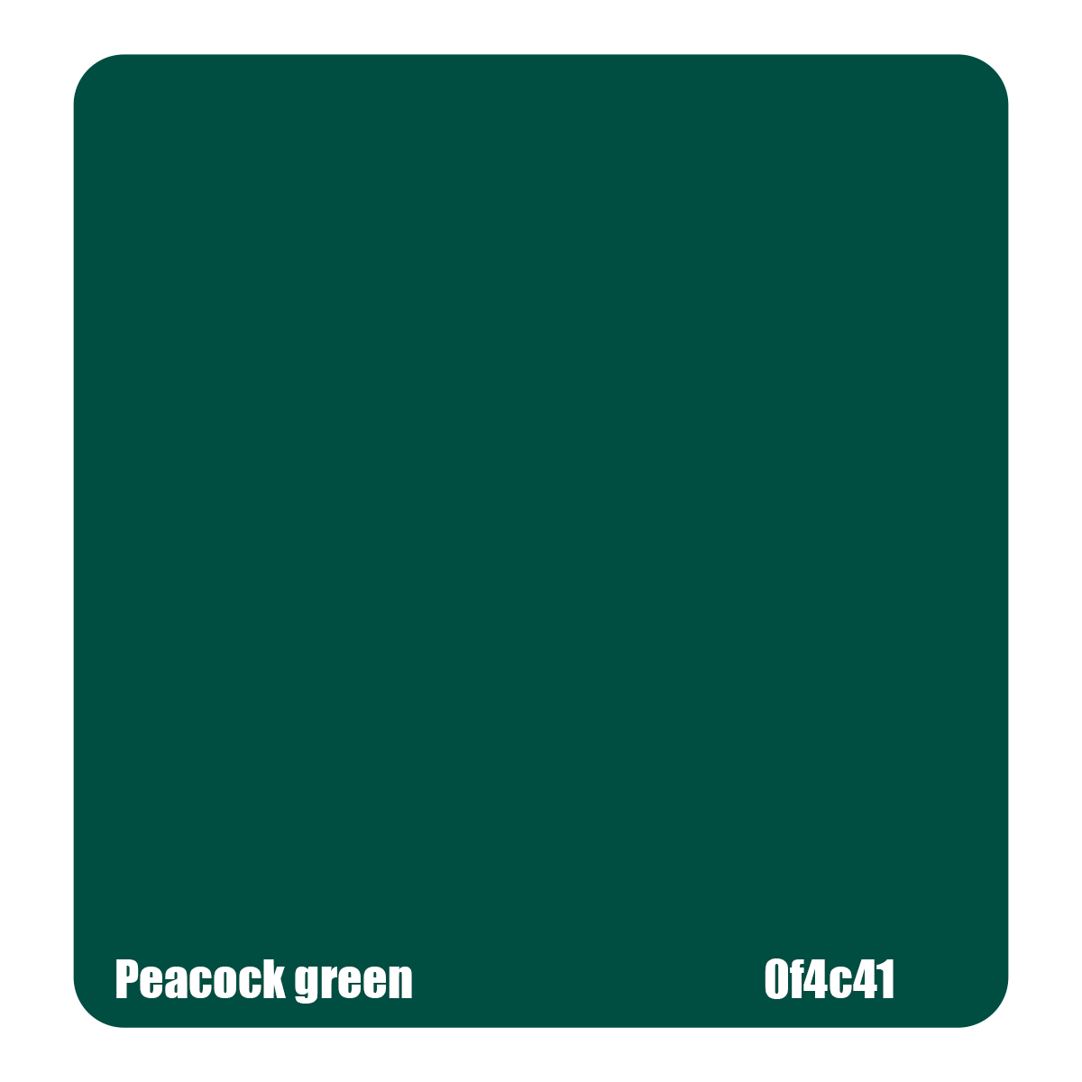 Tinta Peacock Green