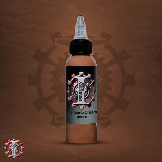 La mejor tinta para tatuar color cafe / piel marca Industry inks en mexico