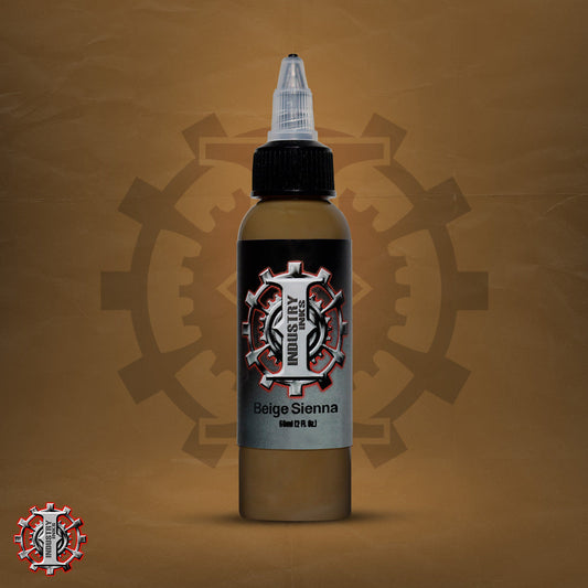 La mejor tinta para tatuar color cafe / piel marca Industry inks en mexico