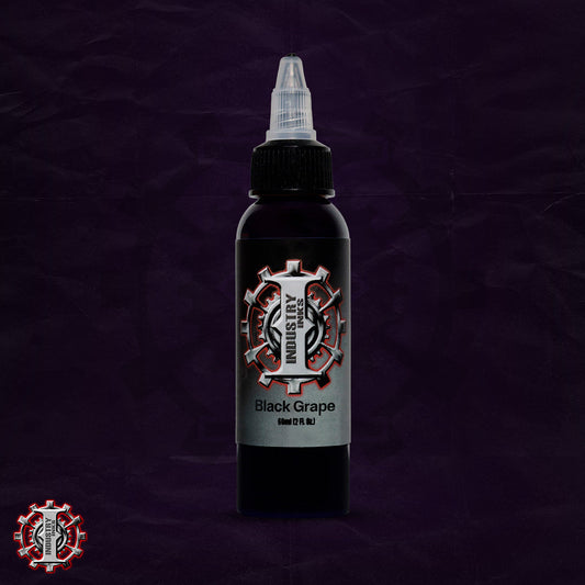 La mejor tinta para tatuar color morado marca Industry inks en mexico