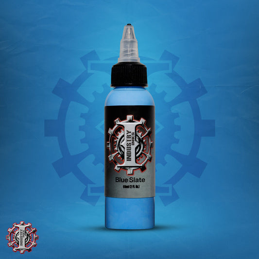 La mejor tinta para tatuar color azul marca Industry inks en mexico