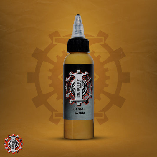 La mejor tinta para tatuar color cafe / piel marca Industry inks en mexico