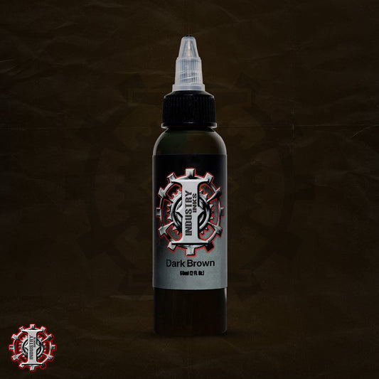 La mejor tinta para tatuar color cafe / piel marca Industry inks en mexico