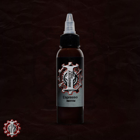 La mejor tinta para tatuar color cafe / piel marca Industry inks en mexico