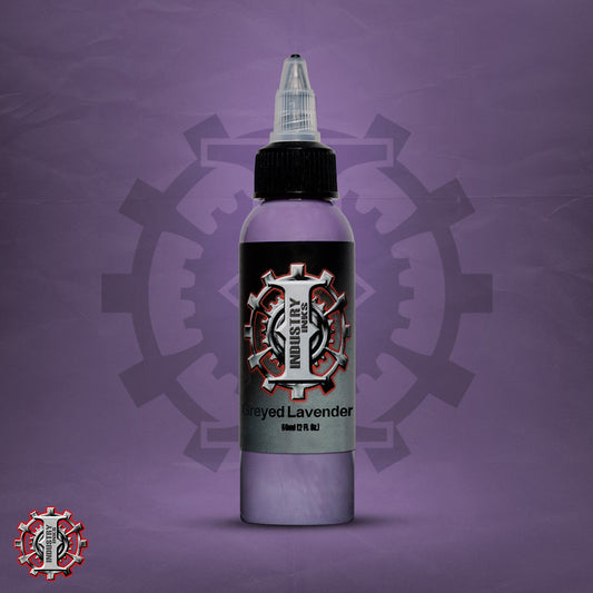 La mejor tinta para tatuar color morado marca Industry inks en mexico