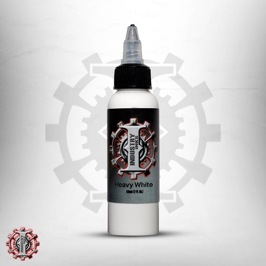 La mejor tinta para tatuar color blanco marca Industry inks en mexico