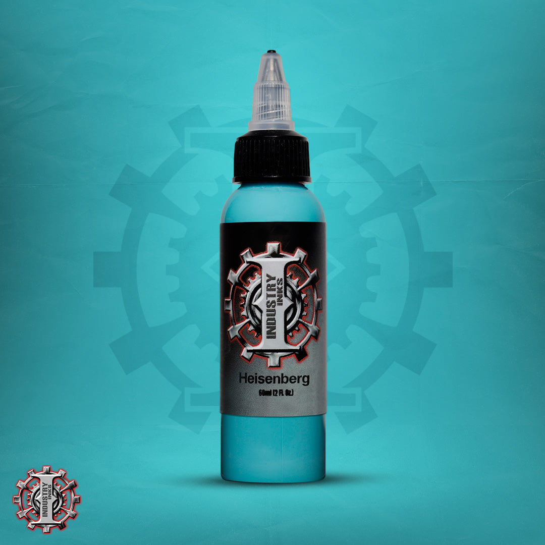 La mejor tinta para tatuar color turquesa marca Industry inks en mexico