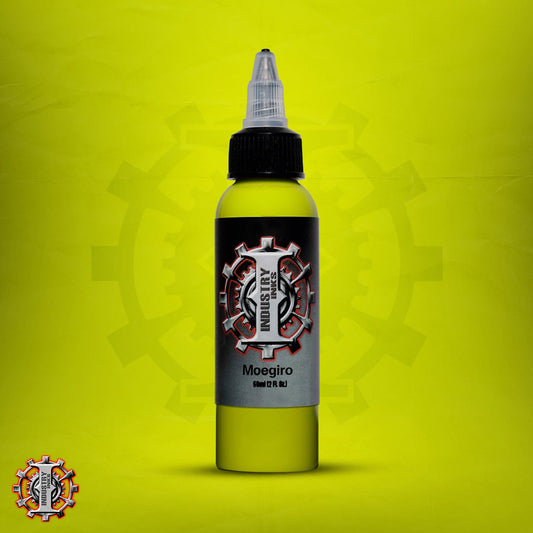 La mejor tinta para tatuar color verde marca Industry inks en mexico