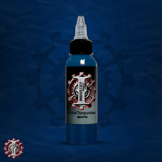 La mejor tinta para tatuar color verde marca Industry inks en mexico