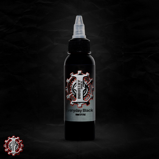 La mejor tinta para tatuar color negro marca Industry inks en mexico